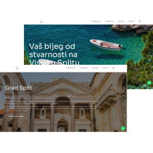 apartmani dar izrada web stranice vizija x